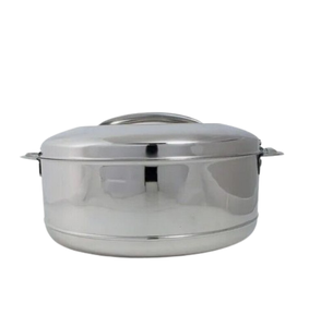 Casserole en verre ronde élégante de qualité supérieure Plat de service durable en acier inoxydable pour toutes les occasions Design classique - Product Image 5
