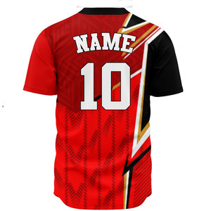 T-shirt de baseball pour hommes à rayures personnalisées de qualité supérieure, couleurs personnalisées, maillot de baseball pour garçons, uniformes de baseball - Product Image 4