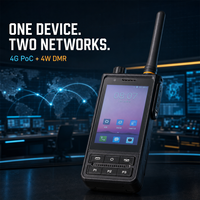 Radio bidirectionnelle DMR PoC 4G LTE D268, étanche IP68, robuste, Android, double SIM, 4W VHF UHF, talkie-walkie avec GPS, écran tactile 3,5 pouces