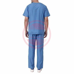 Top Vente Réutilisable Hôpital Gommage Costumes Stretch Respirant Hommes Soins Infirmiers Scrubs - Product Image 2