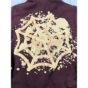 Sweat-shirts à capuche pour hommes avec impression intégrale et fermeture éclair, 100% coton, fabrication de vêtements en molleton français, best-sellers des sweats-shirts pour hommes - Product Image 4