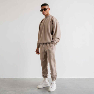 OEM personalizado Unisex 400gsm Sudadera con capucha 2024 para hombre de algodón polar deporte hombres chándal en blanco conjunto de pantalones de chándal de alta calidad y conjunto de Sudadera con capucha - Product Image 4