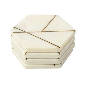 Marble Coaster for Coffee Cocktail <b>Beer</b> Tea Kitchen Catering Accessories Decorative <b>Mats</b> & Pads - Product Image 5