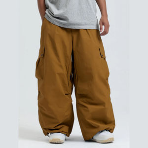 Pantalones de snowboard holgados personalizados Snow Mountain Chill Freestyle para hombre, pantalones holgados de esquí transpirables con bolsillo de carga impermeable para hombre - Product Image 2