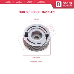 Engranaje de Polea para Regulador de Ventana BWR5478, Puerta Delantera Izquierda 7231109004 para SsangYong Actyon Sports Kyron Bross, Pieza de Auto - Product Image 6