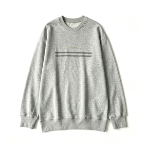 Sudadera de Cuello Redondo para Mujer, 100% Algodón, Manga Larga, Diseño Minimalista con Logotipo Estampado por Transferencia Térmica en la Parte Delantera, Ropa de Invierno - Product Image 1