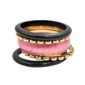 ACERCA de la joyería de resina de acrílico pulsera brazalete exagerado deslumbrante Multicolor ancho Irregular cuadrado acrílico pulseras para - Product Image 2