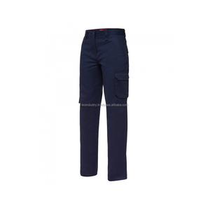 Pantalons de travail utilitaires noirs pour hommes, fabrication en usine, pantalons cargo personnalisés pour hommes - Product Image 4