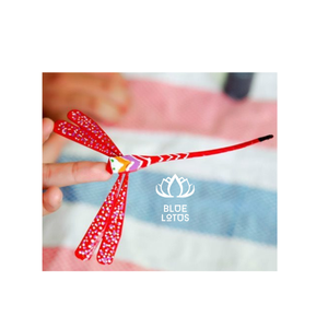 Libélula de bambú Vietnam Juguete tradicional Artesanía Equilibrio Regalo - Product Image 1