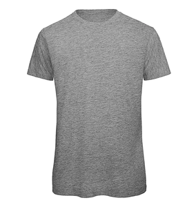 Top oferta al por mayor tamaño personalizado hombres Melange camiseta transpirable Dry Fit Fitness Running Top y botón hombres Fitness camiseta Top - Product Image 6