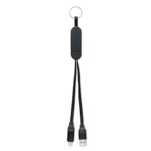 Porte-clés en ABS recyclé écologique, câble promotionnel, gadgets USB - Product Image 5