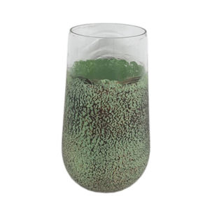 Diseño martillado Sala de estar Decorativo Acabado dorado Florero metálico Forma personalizada Maceta Florero de metal suculento - Product Image 3