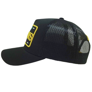 Custom Trucker Hat with 3D Embroidery Front Panel Mesh Back Curved Brim Adjustable <b>Snapback</b> <b>Cap</b> Vietnam OEM Headwear Factory - Product Image 4