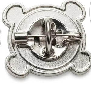 หมุดชุบ3D บนป้ายโลหะผสมโลโก้ที่กำหนดเองทนทานชุบเสร็จสิ้นอุปกรณ์เสริมส่งเสริมการขายสำหรับเครื่องแต่งกายกระเป๋าของขวัญชุด - Product Image 2