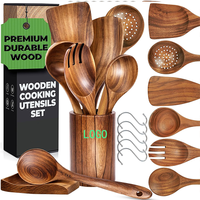 Offres Spéciales : Ensemble d'ustensiles de cuisine en bois (cuillère, fourchette, spatule) – Fournitures et accessoires de cuisine