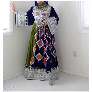 100% vestidos Kuchi afganos de alta calidad al por mayor vestido Kuchi afgano tradicional de alta calidad a granel - Product Image 2