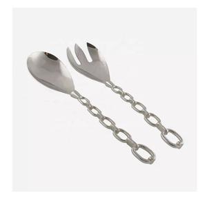 Stainless Steel <b>Salad</b> <b>Server</b> Luxury <b>Salad</b> <b>Server</b> for Serving the <b>Salad</b> New Design Cutlery Set New Metal Flatware Spoon and Fork - Product Image 5