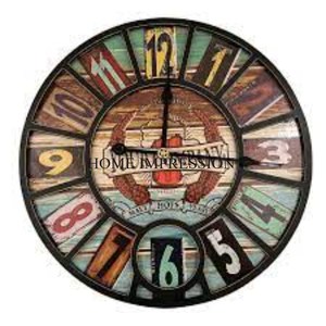 Premium Handcrafted Oversized Metal Brass <b>Wall</b> <b>Clocks</b> With Unique Rustic Finishes Perfect For Farmhouse Inspired <b>Decor</b> Themes - Product Image 4