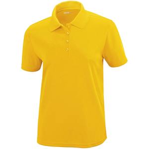 Vente en gros de polos pour femmes Chemise de travail décontractée en coton à 4 boutons Sehirt à manches courtes T-shirt polo tricoté en coton pour femmes - Product Image 2