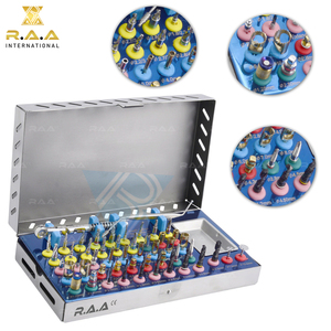 Dental Implant Bone Compression Kit Manual Bone Leveling <b>Set</b> with Cone Depth Gauge <b>Torque</b> Wrench Tray Steel - Product Image 5