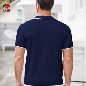 Chemises polo personnalisées Ryan Pro Gear pour hommes avec logo personnalisé, tissu respirant, haute qualité, design ODM - Product Image 5
