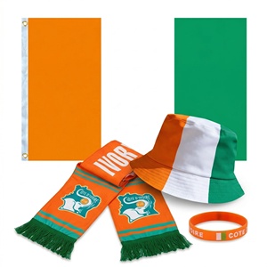 Côte d’Ivoire and Other 47 World Teams Flags Scarf Waistband <b>Hats</b> Caps Football Fan Gift Accessories for 2026 America Cup - Product Image 1