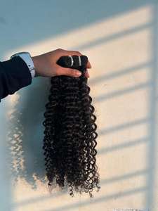 Cabello Humano Ondulado Remy Indio de Primera Calidad, Doble Trama a Máquina, Todos los Colores se Pueden Permaneceren al Estilo Permanente - Product Image 4