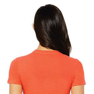 T-Shirt Slim pour femmes, 100% Airlume, en coton peigné et à anneau, 4.2 oz Orange, 32 - Product Image 6