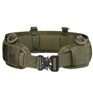 Ceinture en nylon souple Camouflage épaississement toile à dégagement rapide outil ceinture hommes boucle en métal ceinture tactique de service - Product Image 6
