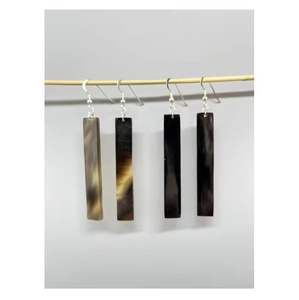 Pendientes de Cuerno de Búfalo Hechos a Mano, Joyería Natural, Fabricante y Proveedor de la India, para Fiestas y Eventos - Product Image 5