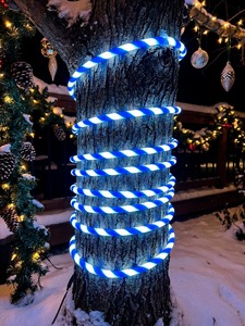 Luce a Corda LED Magica Stile Bastoncino di Zucchero 10m Decorazione Festiva Luminosa per Applicazioni Paesaggistiche - Product Image 6