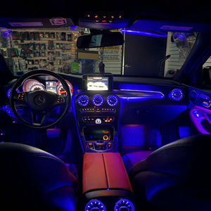 W205 64 Farben Ambientebeleuchtung Nachrüstsatz für Mercedes-Benz C-Klasse C300 C43 C63 GLC X253 Innenraum LED-Licht Zubehör Verkleidung - Product Image 5