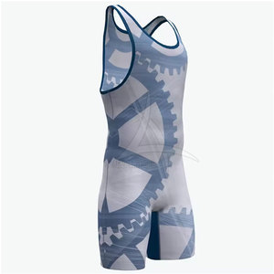 Combinaisons de lutte personnalisées en spandex, uniformes de haute qualité, respirants, écologiques, à séchage rapide, fabriqués au Pakistan, design haut de gamme - Product Image 6