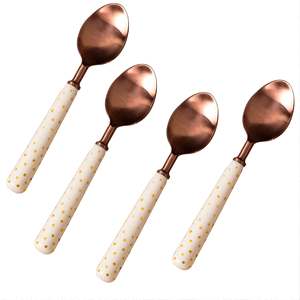 ARTÍCULO DE LUJO Hendel de madera Nuevo artículo Calidad antigua Más vendido Servidor de ensalada metálico Set Espátulas Cucharas Hecho EN LA India - Product Image 6