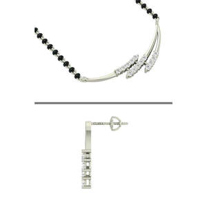 NOVAMART Fine Religious Silver Mangalsutra Set Perfect Gift for <b>Wife</b> on Anniversary Wholesale Export - Product Image 3