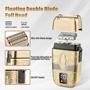 Set de Barbería Profesional Inalámbrico con Cuchilla en T para Hombre, Recortadora de Barba y Nariz, con Batería, para Cortar y Afeitar el Cabello Masculino - Product Image 5