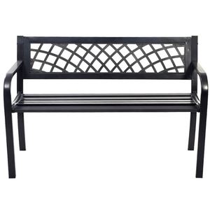 Banc de jardin extérieur en acier luxueux pour la maison mobilier d'extérieur chaise assise place générale patio jardin parc vente chaude 2023 - Product Image 2