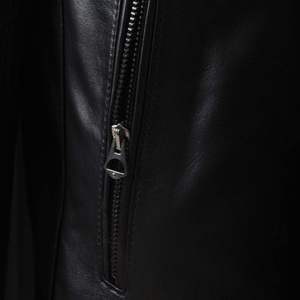 2025 personnalisé de haute qualité hommes véritable peau de mouton et peau de vache vestes en cuir de motards veste d'hiver en cuir pur - Product Image 2