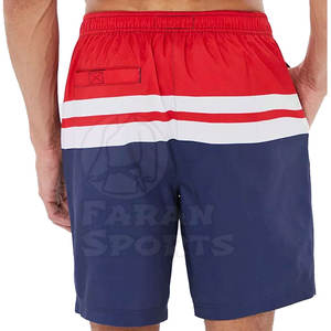 Gran oferta 100% pantalones cortos de playa de algodón para hombre, nuevos pantalones cortos de playa de patrón sólido hechos a medida con servicio OEM - Product Image 5