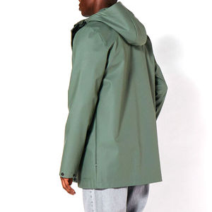 Chaqueta Impermeable con Capucha y Cuello Alto de Alta Calidad, Colores Personalizados, Talla Grande, Cómoda, para Invierno, Estilo Urbano - Product Image 3