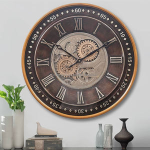 Horloge murale de haute qualité décoration de la maison nouvelle horloge murale en métal de luxe créative Logo personnalisable disponible de l'Inde - Product Image 5