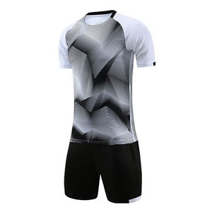 Maillot de football maillot de football ensembles de haute qualité pas cher prix personnalisé à manches courtes maillot de football 100% polyester confortable - Product Image 1