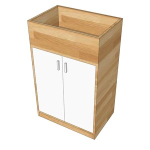Minimalist Design 60x40x95cm THS68049 Office <b>Desk</b> File <b>Cabinet</b> with Green Plant Shelf - Product Image 6