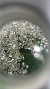 เพชรปลูกในห้องทดลองขนาดหลวม Def VS melee HPHT 1มม. 2มม. 3มม. ตัดกลมขนาดเล็ก0.8มม. ถึง3มม. เพชรระยะประชิด - Product Image 2