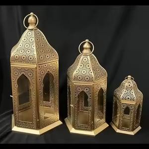 Faroles Modernos de Hierro, Adornos Decorativos para Ramadán y Eid Al-Fitr - Product Image 5