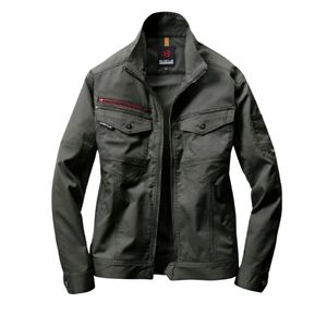 Veste de travail Burtle 7041, légère, durable, design élégant, tissu respirant, uniforme professionnel, fermeture éclair, coupe-vent, séchage rapide - Product Image 2