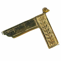Tabliers en cuir pour Maître Maçon du Rite Français - Personnalisables en couleur, taille et logo |   Haute qualité