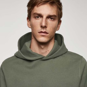 เสื้อฮู้ดดี้ผู้ชายแบบสวมหัว ไซส์ใหญ่พิเศษ สำหรับผู้ชาย รับสกรีนโลโก้ ผ้าซิลค์ซับใน 450gsm เสื้อฮู้ดดี้เรียบๆ ไม่มีลาย - Product Image 4