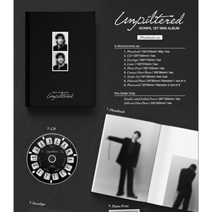 DAY6 WONPIL - มินิอัลบั้มชุดที่ 1: Unfiltered (เวอร์ชั่นโฟโต้บุ๊ค) - Product Image 3