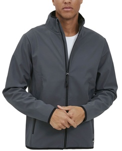 แจ็กเก็ตสกีบุนิ่มกันน้ำระบายอากาศได้ดีลำลองสำหรับผู้ชายอบอุ่นและทนทานต่อการสึกหรอพร้อมซิปปิดสำหรับกิจกรรมกลางแจ้ง - Product Image 1